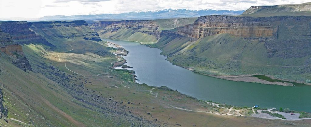 snake river, panorama, landscape